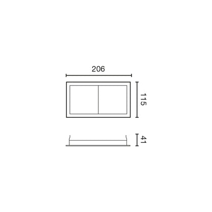 PODIUM Frame black 2L