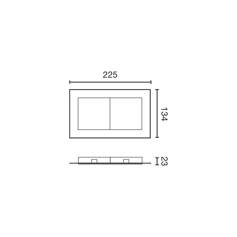 PODIUM Without frame black 2L