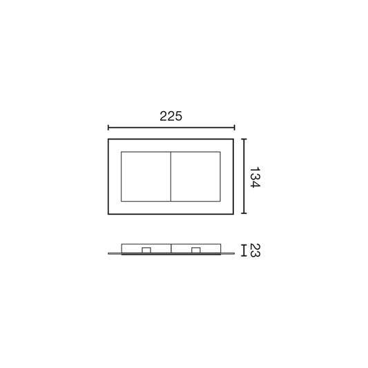Accessory and component PODIUM PLATE 2L WITHOUT BLACK FRAME