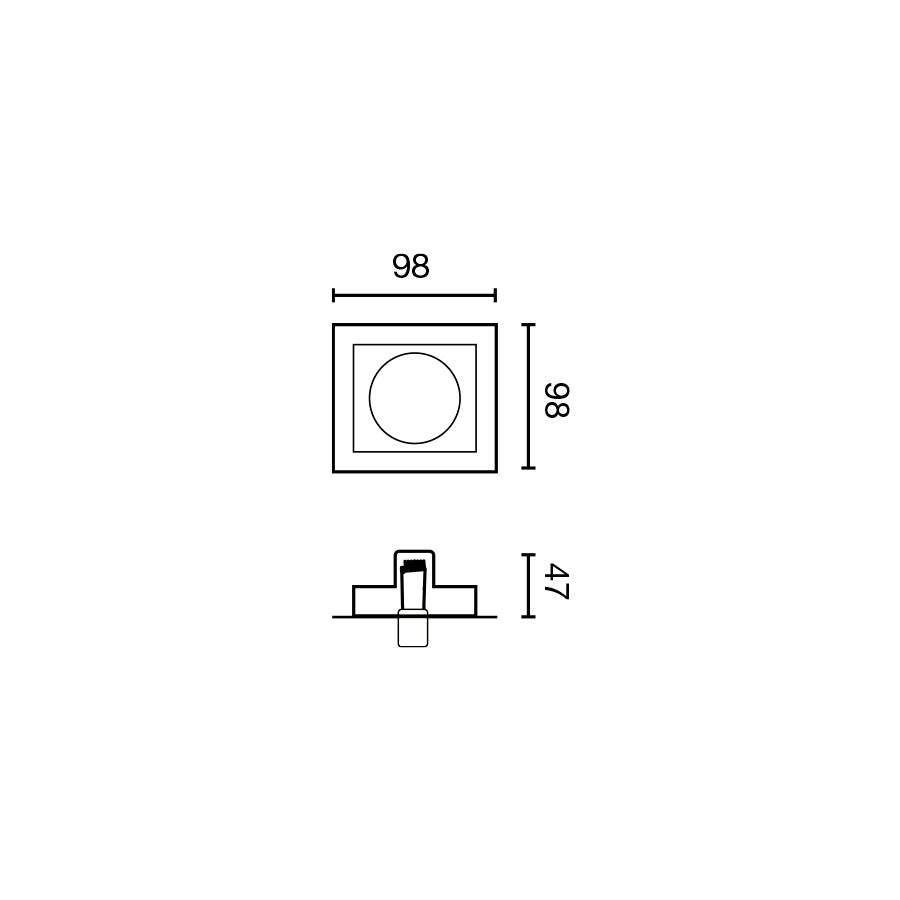 TEIDE Frame Black 1L