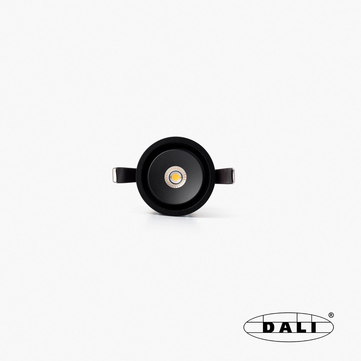 TEIDE Black adjustable recessed downlight 10W 40° 2700K CRI90 DALI