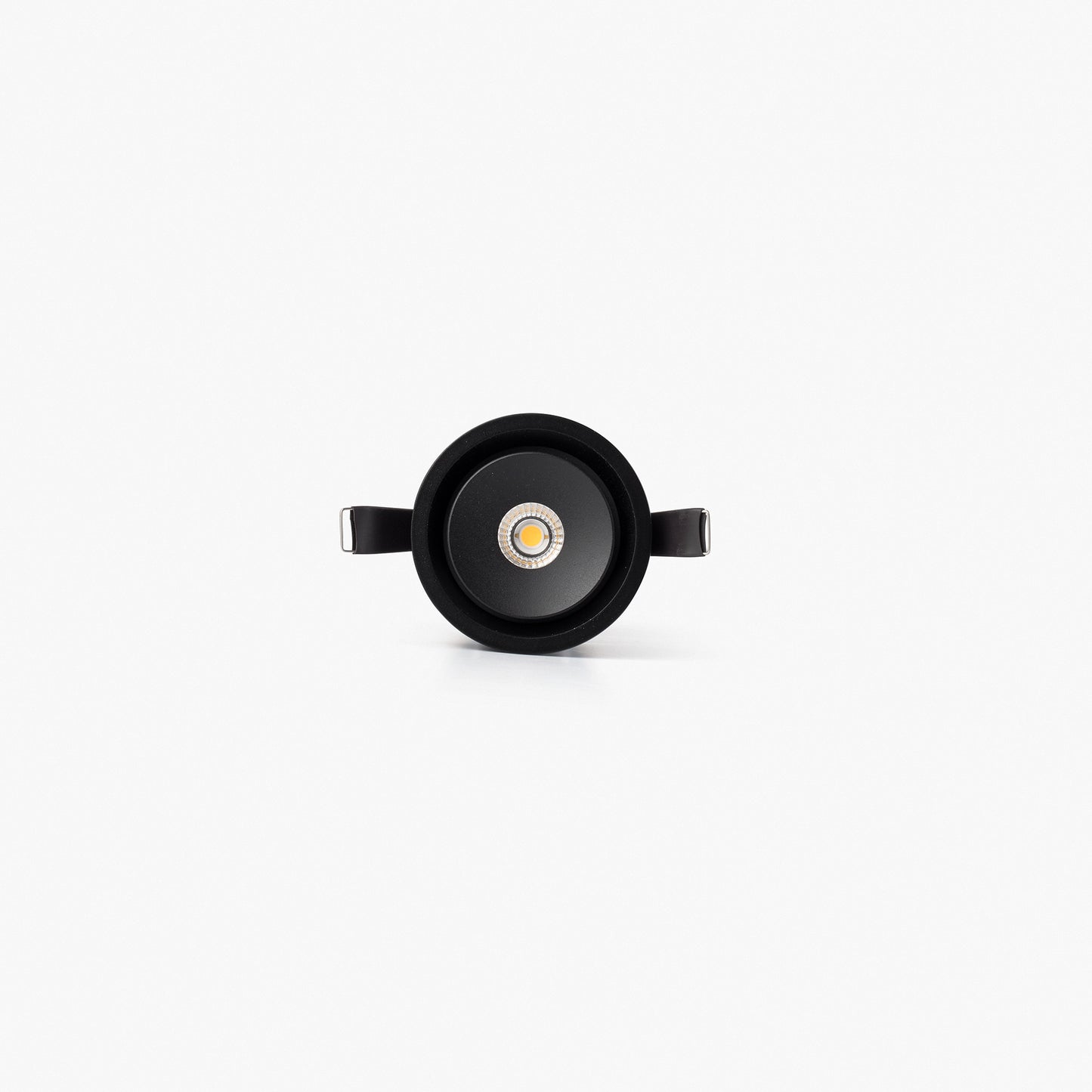 TEIDE Black adjustable recessed downlight 10W 80° 3000K CRI90