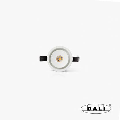 TEIDE White adjustable recessed downlight 10W 50° 3000K CRI97 DALI