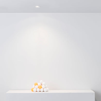 TEIDE White adjustable recessed downlight 10W 50° 3000K CRI97 DALI