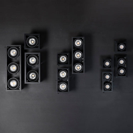 Süvistatav valgusti NANO COLIN-2 ILMA MUSTA RAAMITA LED 14-26W 3000K 20