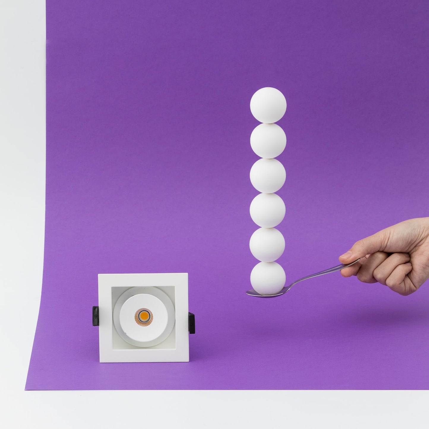 TEIDE White adjustable module downlight 10W 80° 2700K CRI90 DALI