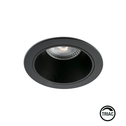 KIMO Empotrable negro 15W 24º 2700K CRI90 TRIAC