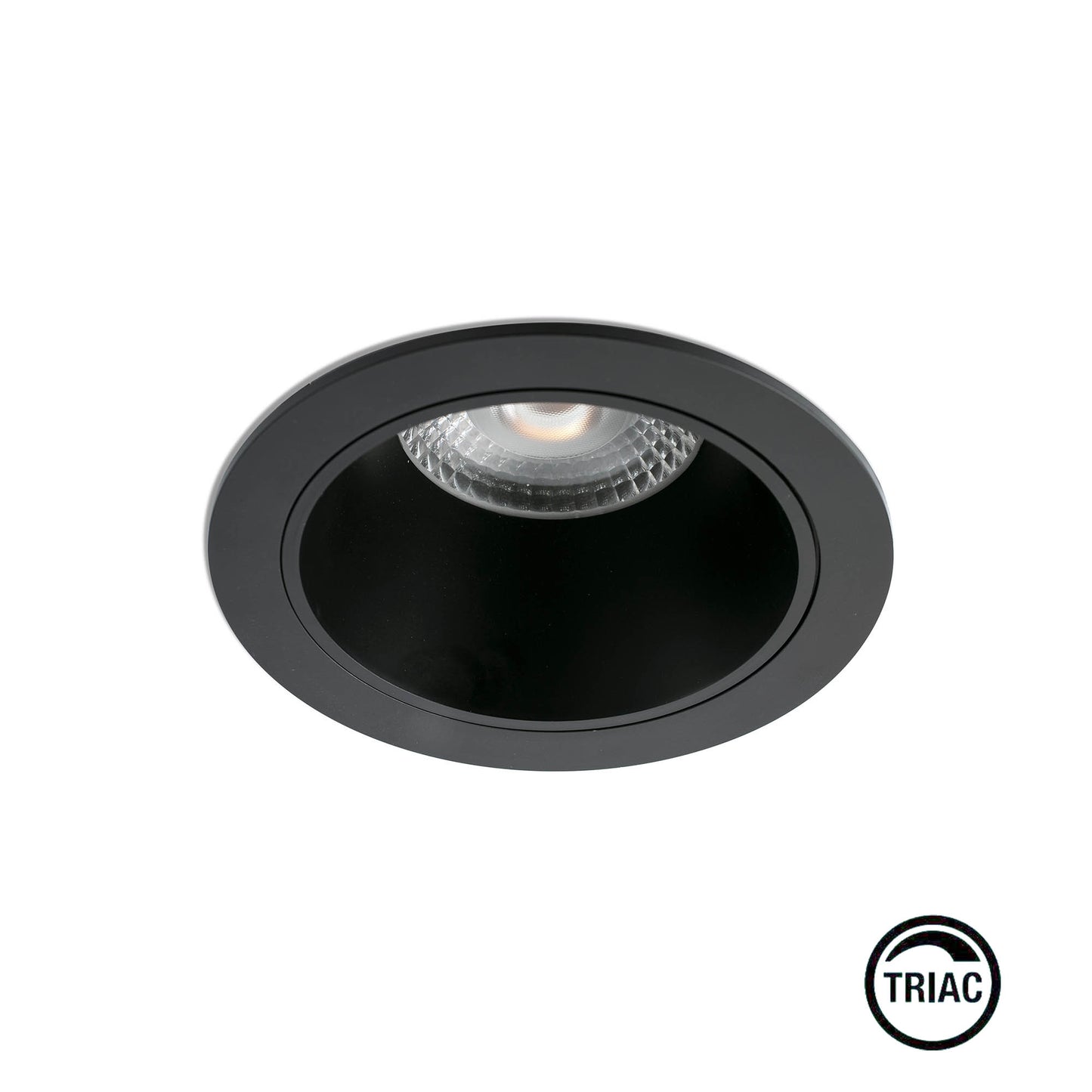 KIMO Recessed black 15W 24º 4000K CRI90 TRIAC