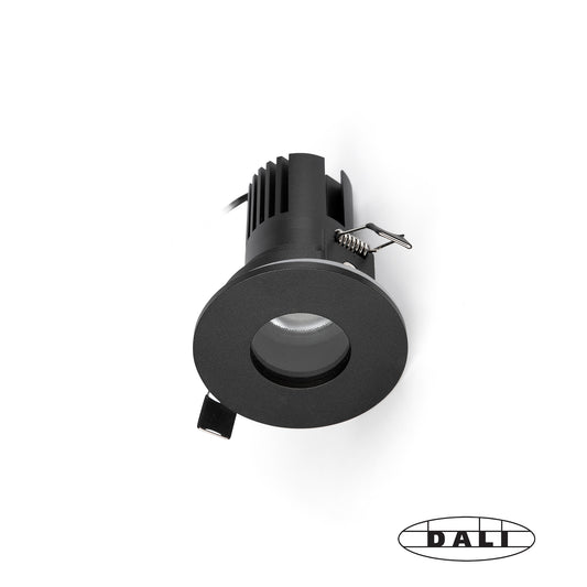 KIRA PINHOLE FIX IP65 6W black 15º 3000K DALI