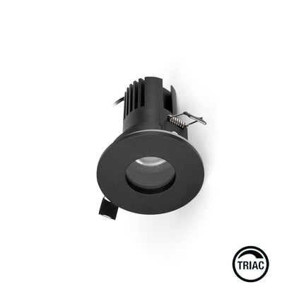KIRA PINHOLE FIX IP65 6W black 36º 3000K TRIAC