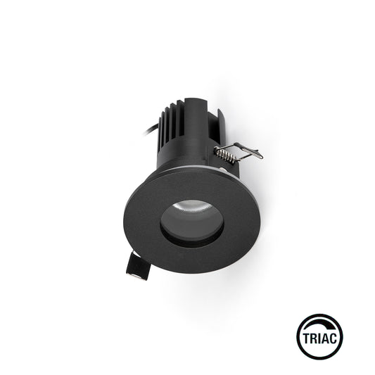KIRA PINHOLE FIX IP65 6W black 15º 4000K TRIAC