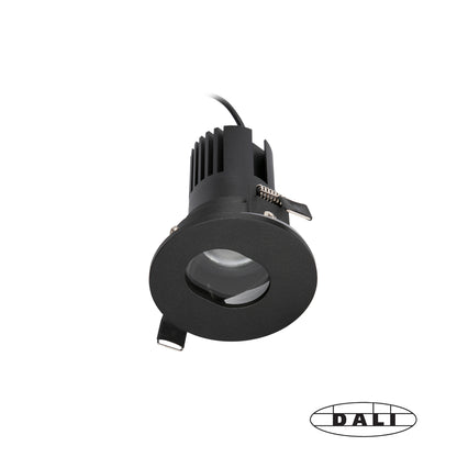 KIRA PINHOLE Black ORIENTABLE IP65 15W 15º 3000K DALI