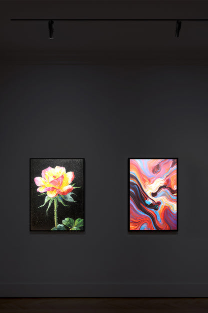 NESO SLIM ART 10W black 2700K THRIVE CASAMBI