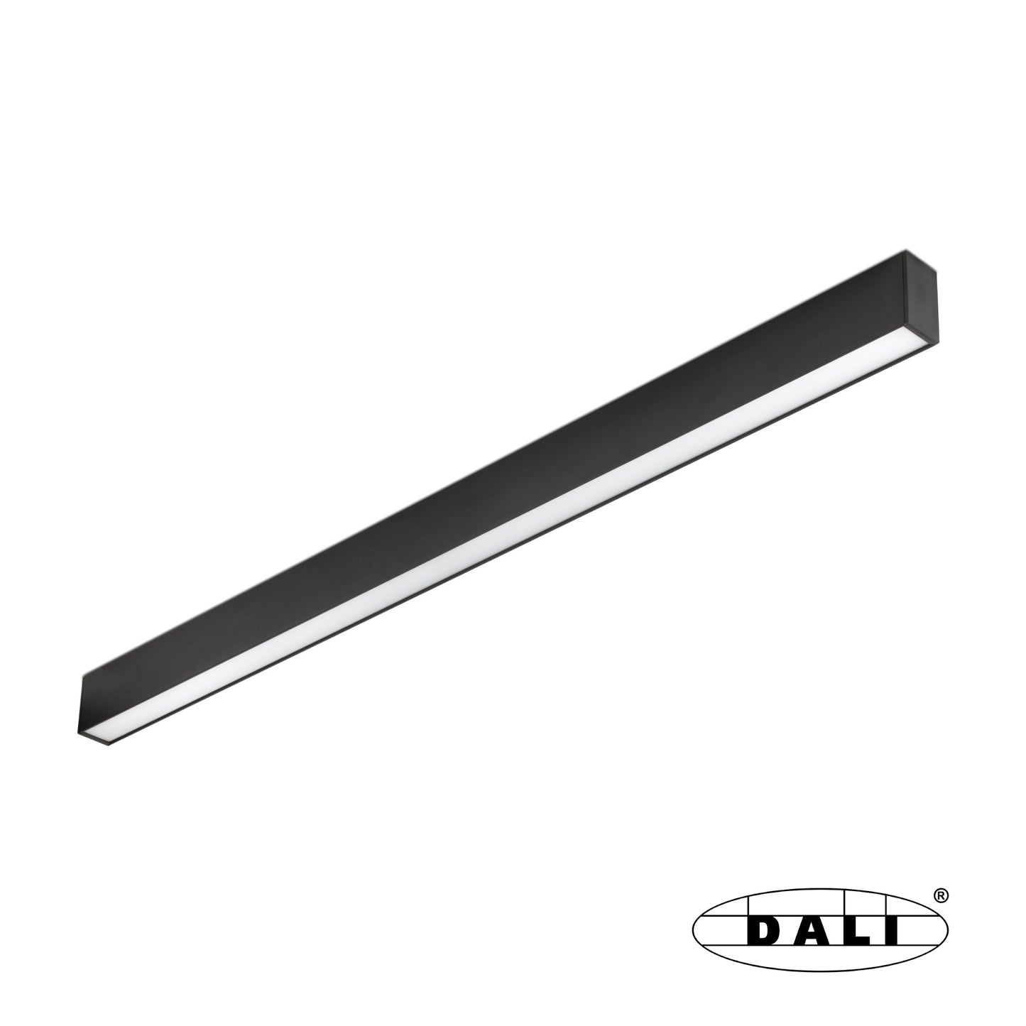 VIA EVO surface 1130 27W 3000K black prismatic DALI