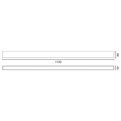 VIA EVO wall 1130 27W 4000K white DALI