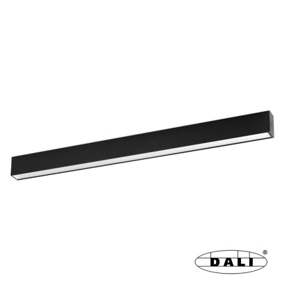 VIA EVO surface 850 20W 4000K black prismatic DALI