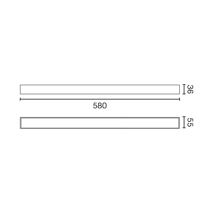 VIA EVO recessed 580 25W 4000K white DALI