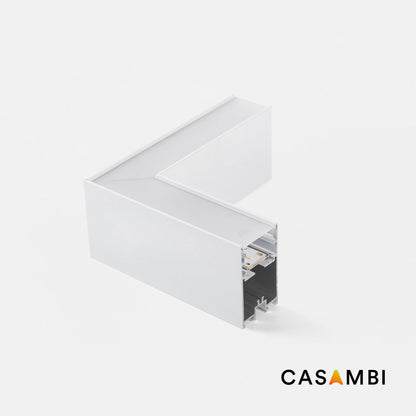 VIA L Surface prismatic 3000K 400mA white Casambi