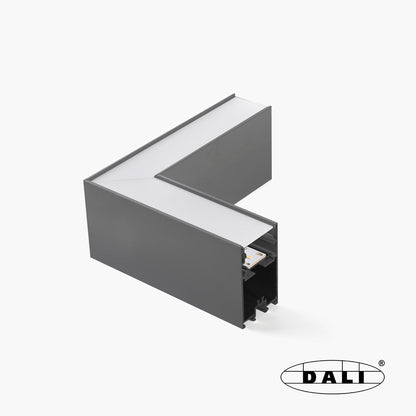 VIA L Surface prismatic 3000K 400mA black DALI