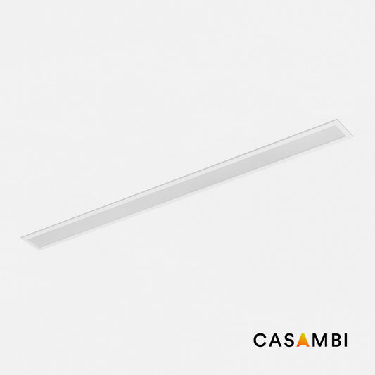 VIA EVO recessed 1140 48W TW white prismático Casambi