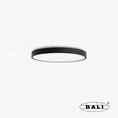 DOMIO black surface Ø600 43W prismatic 3000K CRI80 DALI