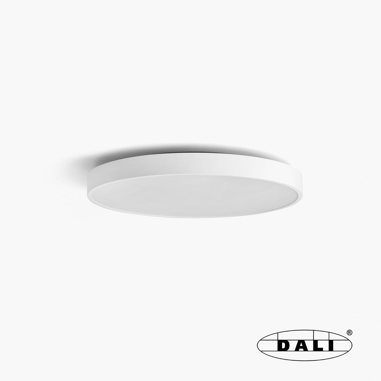 DOMIO valge pind Ø600 43W opaal 4000K CRI80 DALI