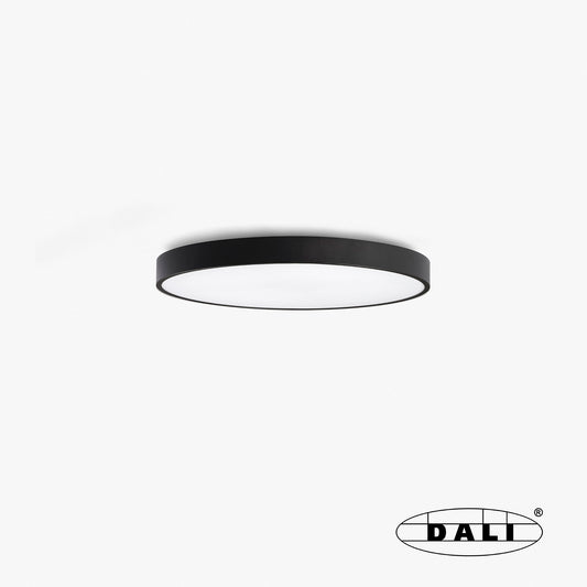 DOMIO superficie negra Ø600 43W prismático 4000K CRI80 DALI