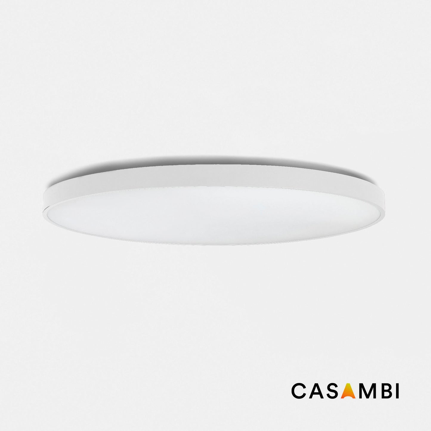 DOMIO valge pind Ø1000 95W opaal 3000K CRI80 Casambi