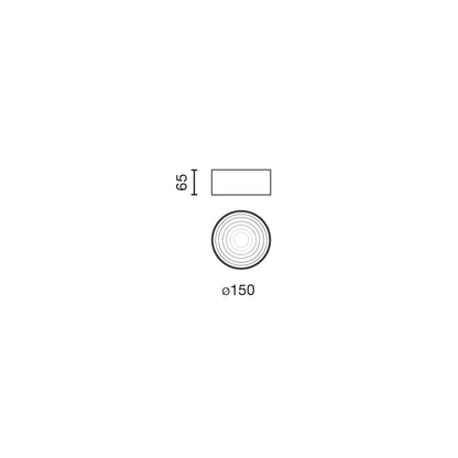 TEK SURFACE white 40º surface 10W 2700K CRI90 TRIAC