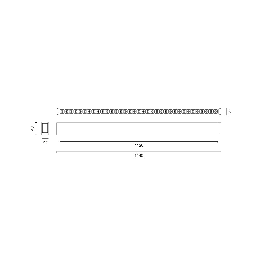 LUVA VISION 1120 Pindpaigaldus valge 16W 4000K DALI