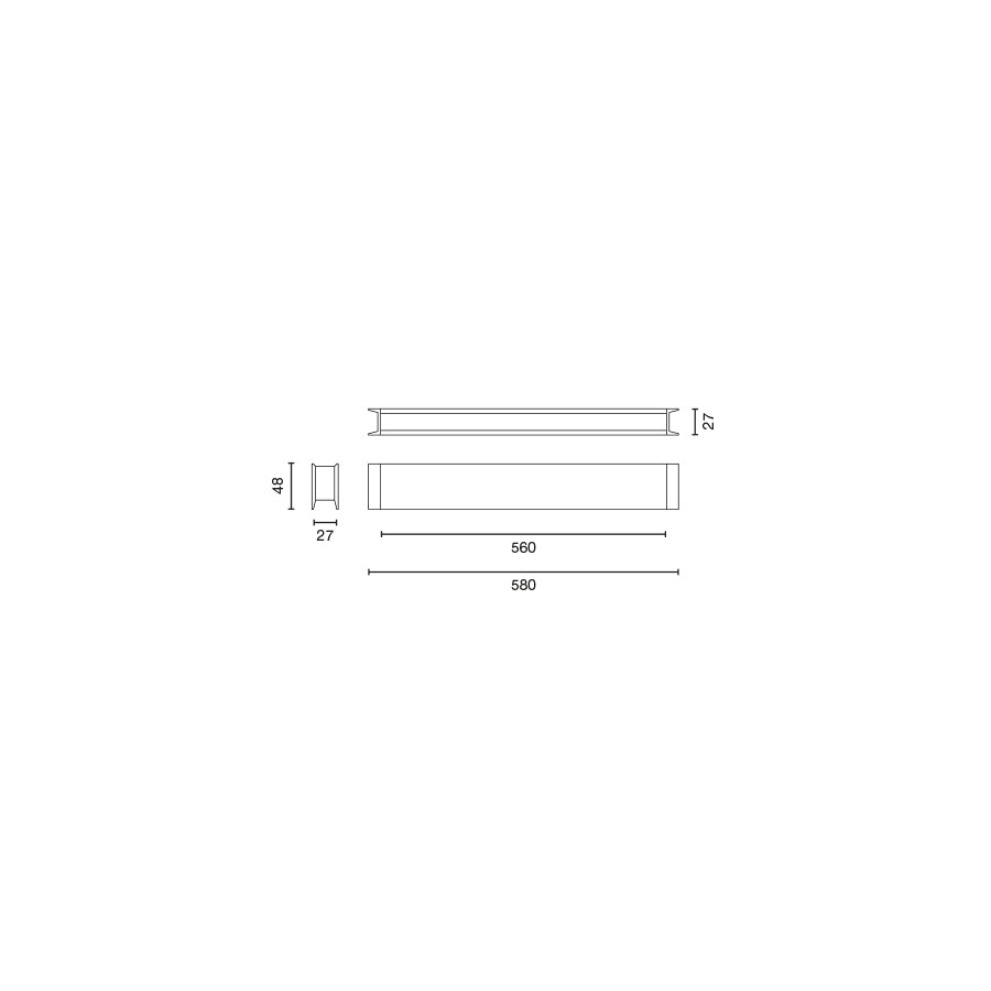 LUVA DECO 560 Surface white 6W 4000K DALI