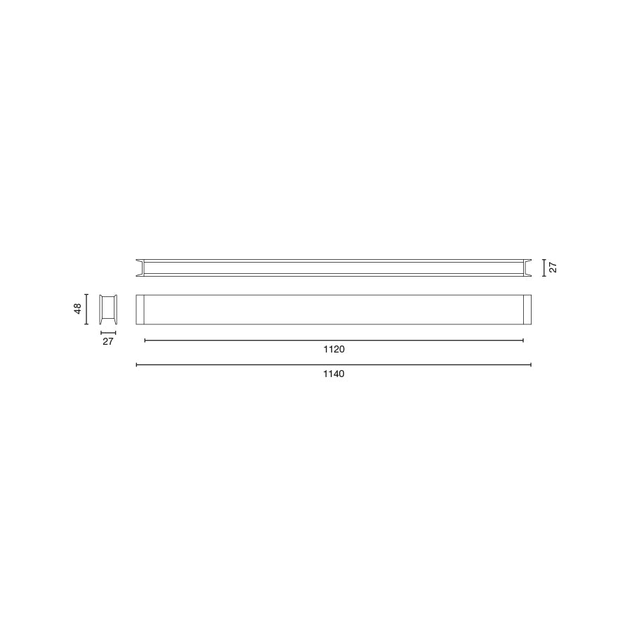 LUVA DECO 1120 pinnale paigaldatav valge 12W 4000K DALI