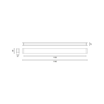 LUVA DECO 1120 pinnale paigaldatav valge 12W 4000K DALI