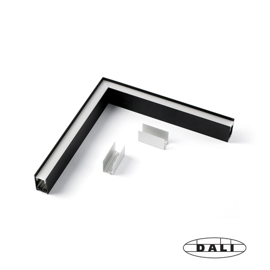 Ceiling light LUVA DECO CORNER 6W 3000K BLACK DALI