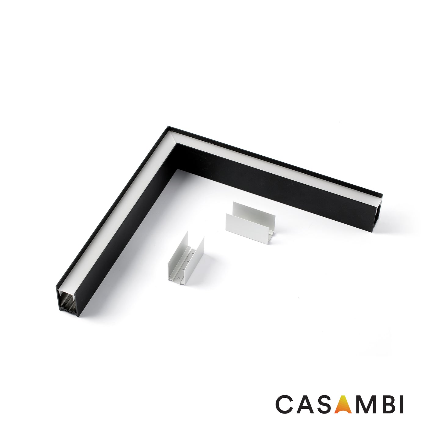 LUVA DECO CORNER Surface black 6W 3000K CASAMBI