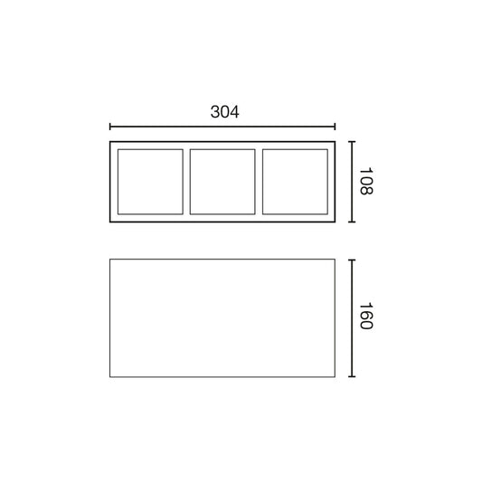 Accessory and component PODIUM SURFACE 3L BLACK