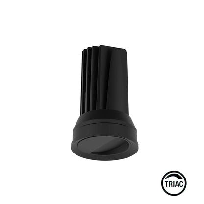 ELIOS WALLWASHER Black module IP54 15W 36º 2700K TRIAC