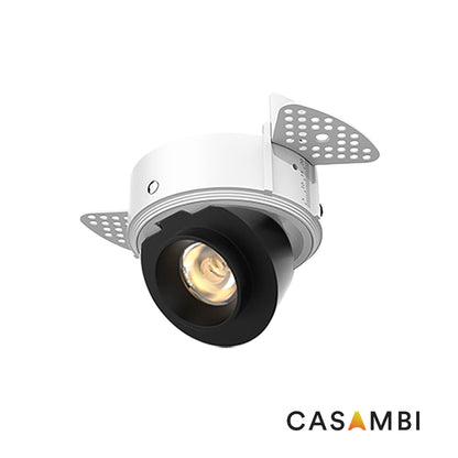 ALIA Trimless süvistatav must 8W 15º 2700K CASAMBI