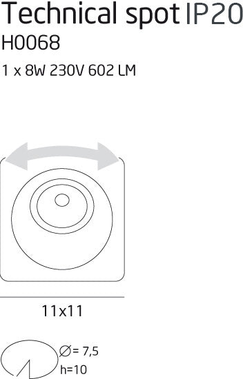 Maxlight H0068 Technical Spot