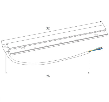 Maxlight MA0022 Magnetisches 200W-Netzteil zur Schienenmontage