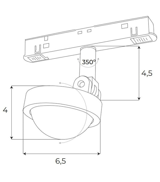 Maxlight M0046Z Magnetic Spotlight 8W Zigbee