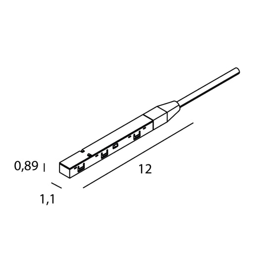 MAXLIGHT NA0001 Micro11 End feed for external power supply