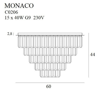 Maxlight C0206 Monaco 60cm