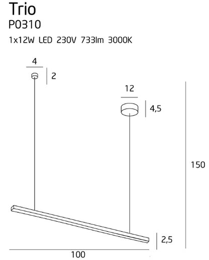 Maxlight P0310D Trio I