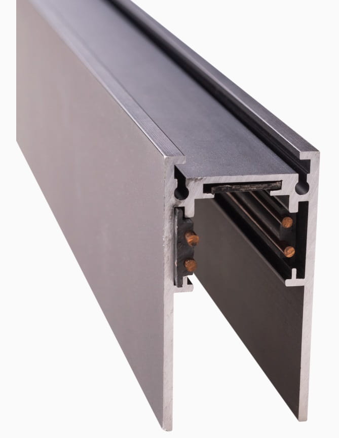 Rail magnétique apparent à profil haut de 2 m Maxlight MT0002