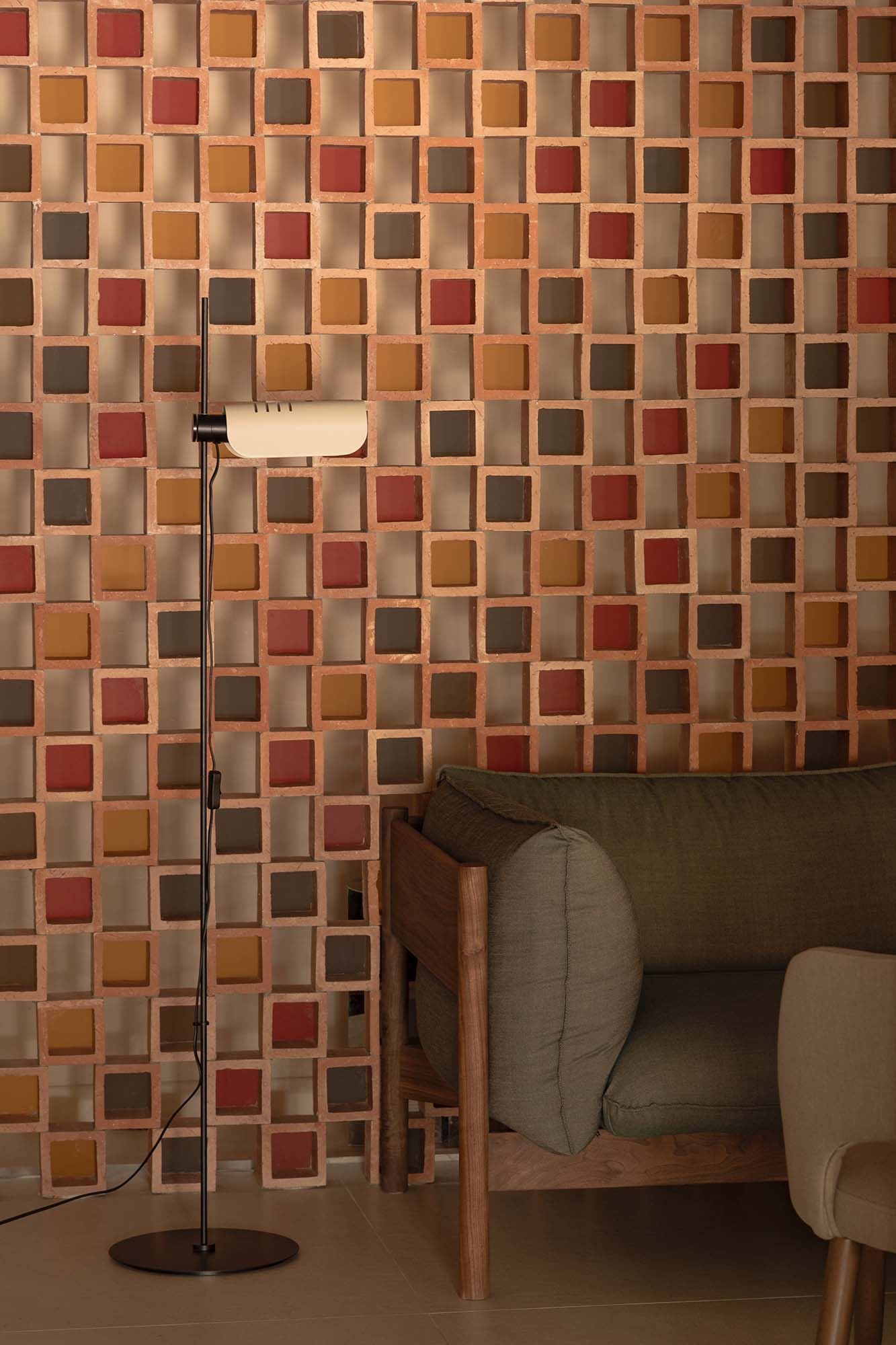 MARTINICA Beige floor lamp