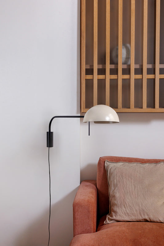 Wall light DOMINICA XL WALL SCONCE BEIGE 1XE27