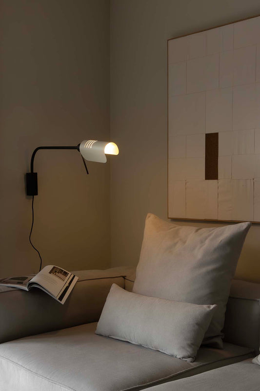 Wall light MARTINICA XL ARM WALL SCONCE BEIGE 1xE27
