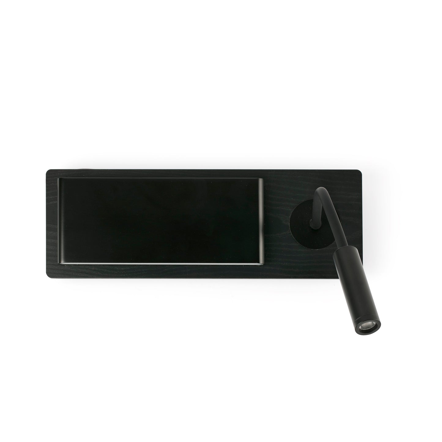 MOOD Black wall lamp with reader