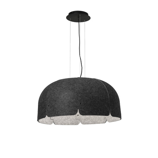 Pendant lamp MUTE DARK/LIGHT GREY LED 24W 4000K DIMMABLE